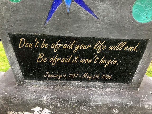 Three Lessons Learned from a Teenager During My Mental Health 60-minute Makeover—At the Cemetery